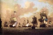 The Surrender of the Spanish Fleet to the British at Havana